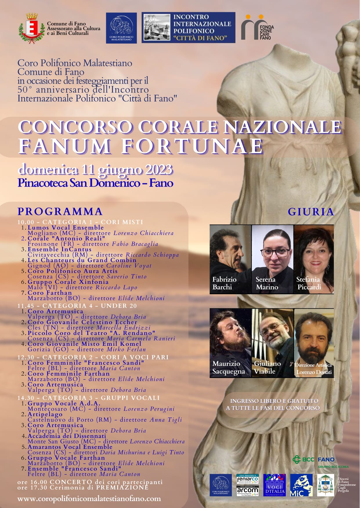National Choir Competition Fanum Fortunae
