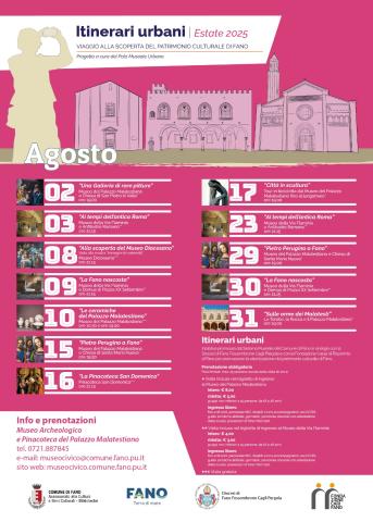 itinerari urbani estate 20251