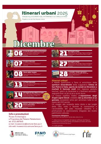 itinerari urbani dicembre 2025